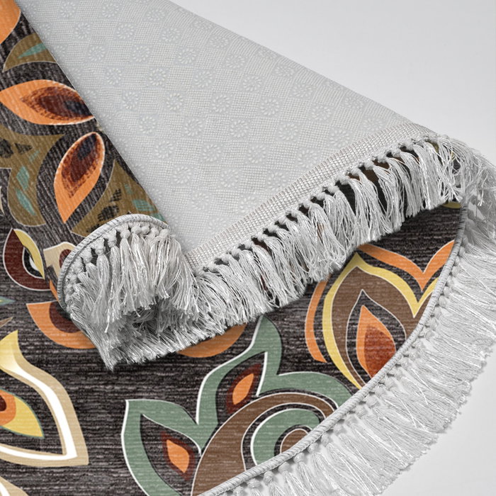 Conceptum Alfombra Mu177 - Coffee 90 x 90 cm